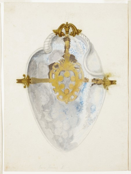 Overview of Shell with Medici Coat of Arms, n.d., Giuseppe Grisoni, Italian, born Flanders,