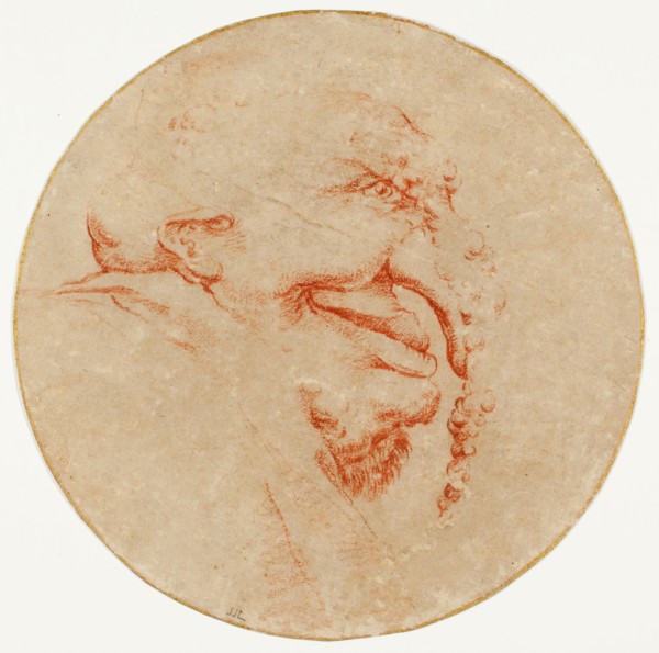 Untitled (Caricature), n.d., possibly by Salvator Rosa (Italian, 1615-1673), possibly by Jusepe de