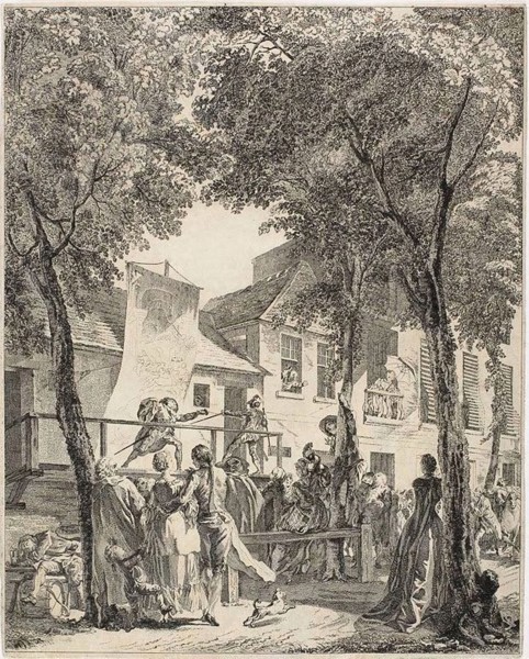 The Parade on the Boulevard, 1760, Antoine-Jean Duclos (French, 1742-1795), after Gabriel Jacques