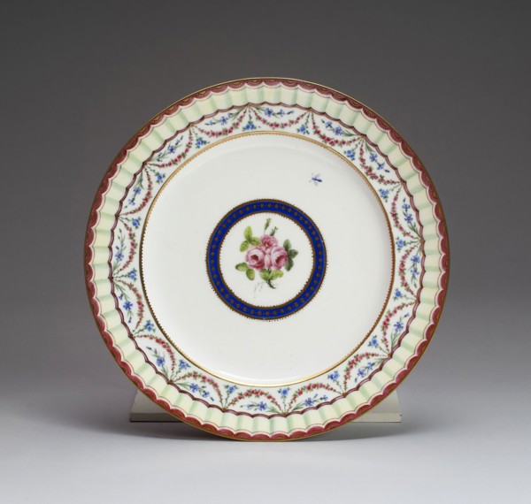 Plate, 1792, Sèvres Porcelain Manufactory, French, founded 1740, Painted by Jean-Baptiste Tandart