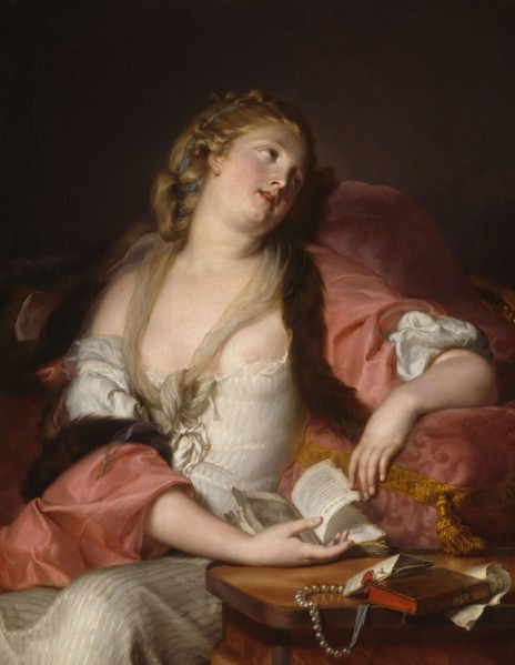 Lady Reading the Letters of Heloise and Abelard, c. 1780, Auguste Bernard d’Agesci, French,