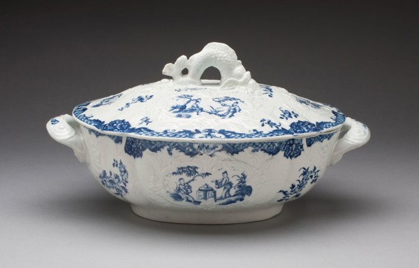 Tureen, c. 1755, Worcester Porcelain Factory, Worcester, England, founded 1751, Worcester,