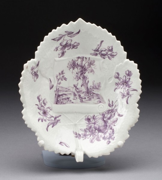 Dish, c. 1760, Worcester Porcelain Factory, Worcester, England, founded 1751, Worcester, Soft-paste