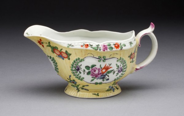 Sauceboat, c. 1765, Worcester Porcelain Factory, Worcester, England, founded 1751, Worcester,