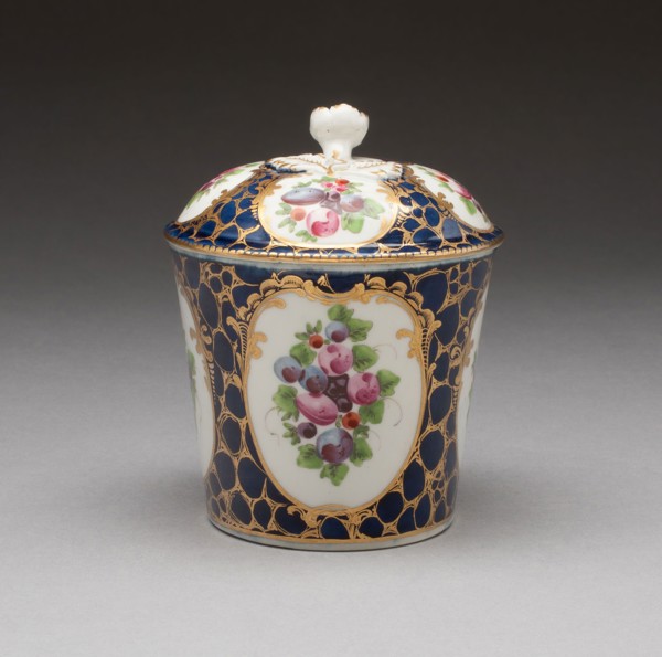 Toilet Pot, c. 1770, Worcester Porcelain Factory, Worcester, England, founded 1751, Worcester,