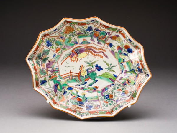 Dish, c. 1775, Worcester Porcelain Factory, Worcester, England, founded 1751, Worcester, Soft-paste