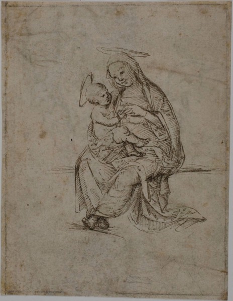 Virgin and Child (recto), Putti (verso), n.d., Florentine or Vicentine, Early 16th century, Italy,