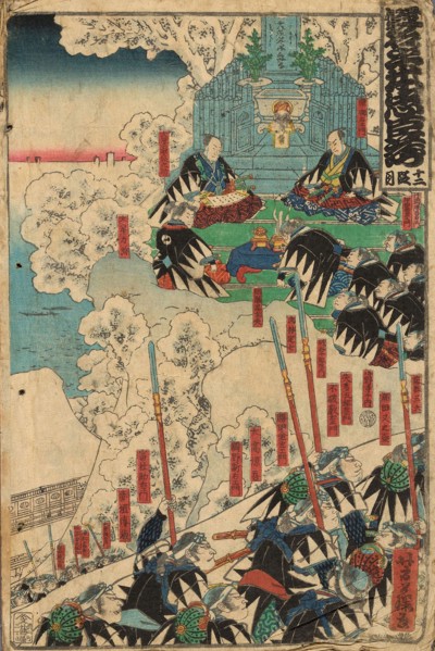 Act 12 (Junidanme), from the series The Storehouse of Loyal Retainers (Kanadehon Chushingura),