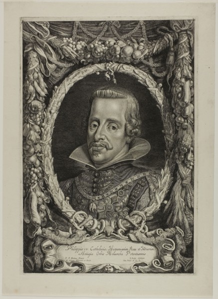 Philip IV, King of Spain, plate 12 from Duces Burgundiae (Dukes of Burgundy), 1644, Jacob Louys