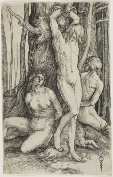 Three Captives, c. 1505, Jacopo de’ Barbari, Italian, 1460/70-before July 1516, Italy, Engraving on