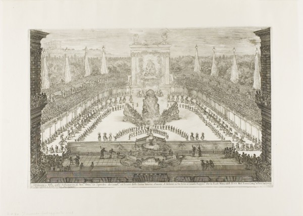 The Opening Assembly of the Equestrian Ballet, 1661, Stefano della Bella, Italian, 1610-1664,