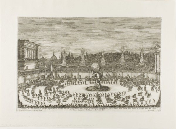 Equestrian Ballet in the Amphitheater of the Boboli Gardens, 1661, Stefano della Bella, Italian,