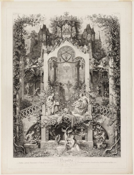 Cinderella, 1848, Eugen Napoleon Neureuther, German, 1806-1882, Germany, Etching on ivory wove