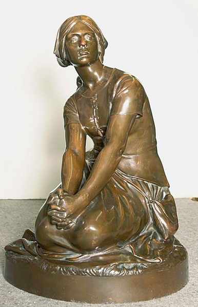 Joan of Arc, 1875/1900, Henri Chapu, French, 1833-1891, Cast by: Ferdinand Barbedienne, French,
