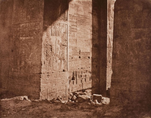First Pylon, French Inscription Carved on the Eastern Embrasure at Point H, Island of Fila