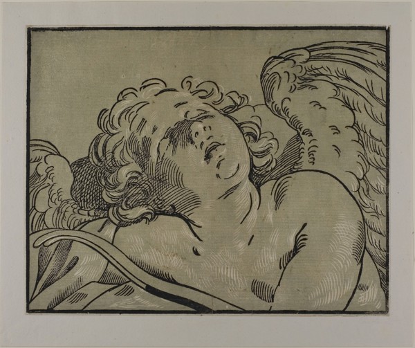 Bust of Sleeping Cupid, 1627/53, Bartolomeo Coriolano (Italian, c. 1599-c. 1676), after Guido Reni