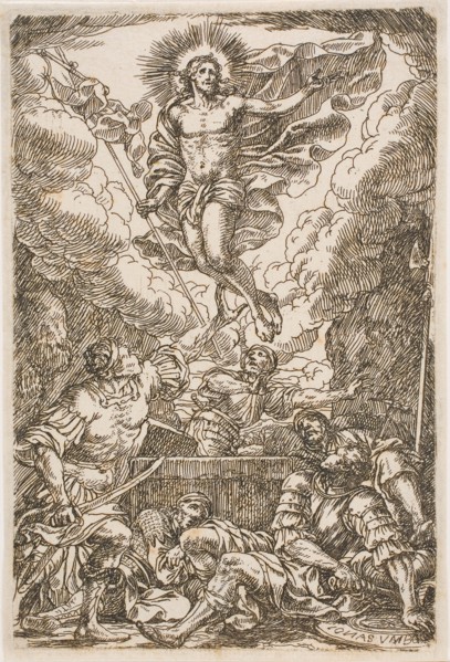 The Resurrection of Christ, n.d., Jonas Umbach the Elder, German, 1624-1693, Germany, Etching in