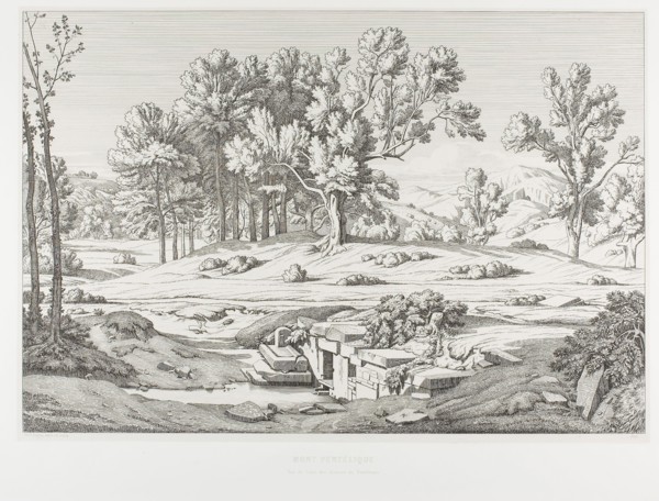 View of One of the Springs of Mount Pentéli, 1845, Théodore Caruelle d’Aligny, French, 1798-1871,