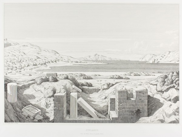 View of Corinth, 1845, Théodore Caruelle d’Aligny, French, 1798-1871, France, Etching on ivory