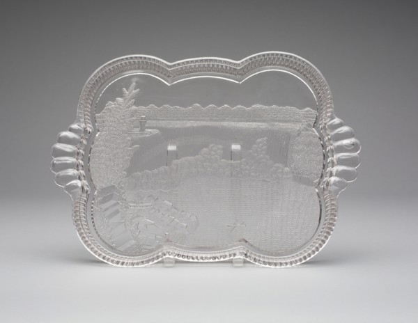 Knights of Labor platter, c. 1870/1900, American, 19th/20th century, United States, Glass, 27.9 ×