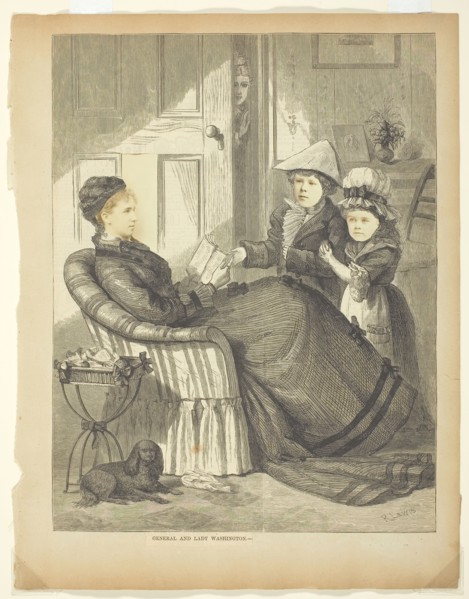 General and Mrs. George Washington, 19th century, American, 19th century, United States,