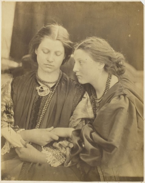 Yes or No, 1865, Julia Margaret Cameron, English, 1815–1879, England, Albumen print, 25.2 × 20 cm