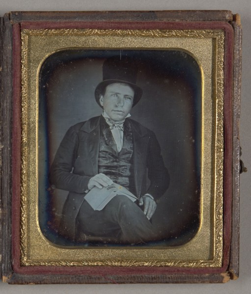 Untitled, 1853, 19th century, Unknown Place, Daguerreotype, 8.2 x 7 cm (plate), 9.5 x 8 x 1.5 cm