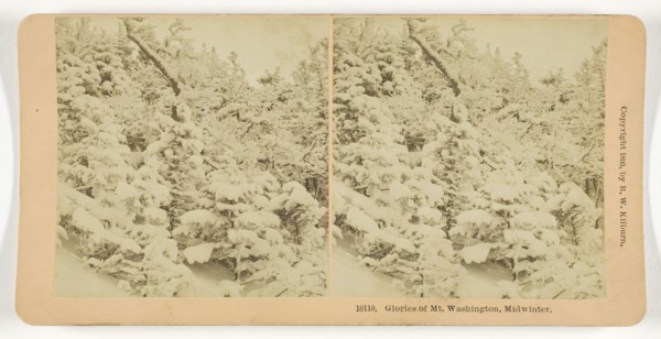 Glories of Mt. Washington, Midwinter, 1895, B. W. Kilburn, American, 1827–1909, United States,