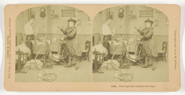 Don’t get the clothes too blue!, 1897, B. W. Kilburn, American, 1827–1909, United States, Albumen