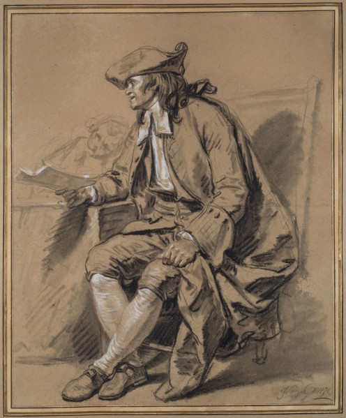 The Notary: A Study for The Marriage Contract, 1761, Jean-Baptiste Greuze, French, 1725-1805,
