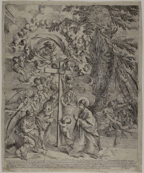 The Dream of Saint Joseph, 1635/37, Pietro Testa, Italian, 1611/12-1650, Italy, Etching on cream