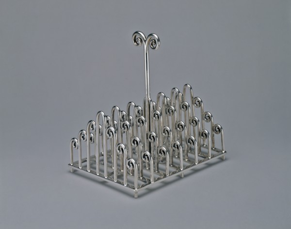 Toast Rack, c. 1880, Designed by Christopher Dresser, English, born Scotland, 1834-1904,