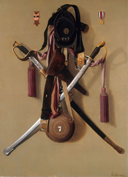 Civil War Regalia of Major Levi Gheen McCauley, 1887, George Cope, American, 1855–1929, United