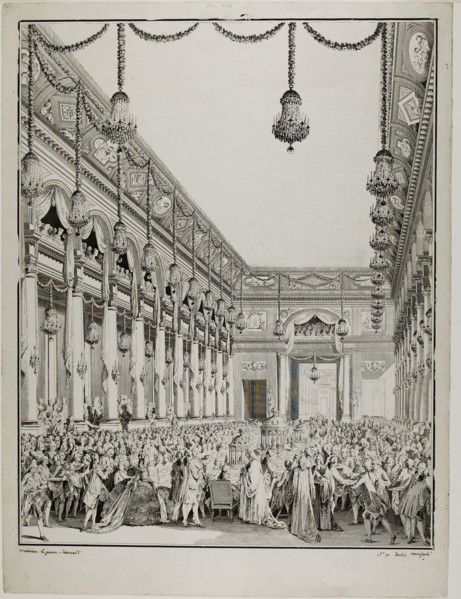 Royal Feast, 1782, Jean Michel Moreau (French, 1741-1814), partially etched and finished by Antoine