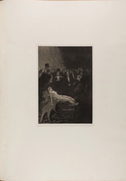 Chained, plate eleven from A Life, 1884, Max Klinger (German, 1857-1920), printed by Otto Felsing