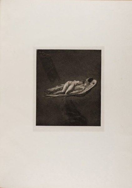 Finis, from A Life, 1884, Max Klinger (German, 1857-1920), printed by Otto Felsing (German, 19th