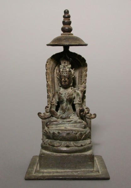 Prajnaparamita, Goddess of Wisdom, 9th/10th century, Indonesia, Central Java, Central Java, Bronze,