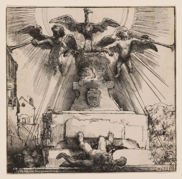 The Phoenix or The Statue Overthrown, 1658, Rembrandt van Rijn, Dutch, 1606-1669, Netherlands,