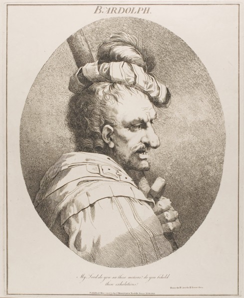 Bardolph, May 20, 1775 (originally published), published 1809, John Hamilton Mortimer, English,