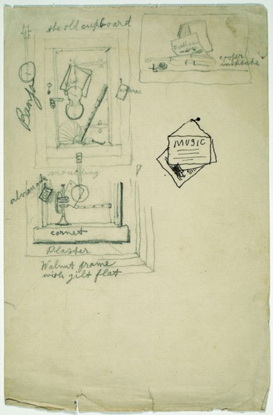 Still Life Sketch, n.d., William Michael Harnett, American, born Ireland, 1848-1892, United States,
