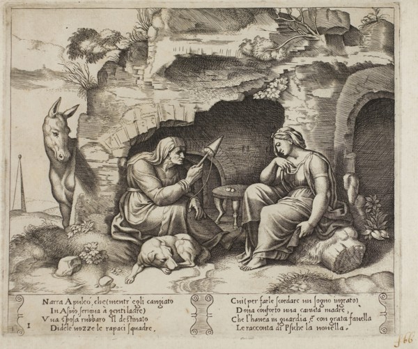 Apuleius Changed into a Donkey, 1530/40, Master of the Die (Italian, active c. 1530-1560), after