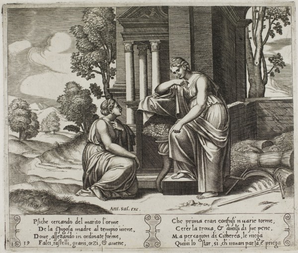 Ceres Refusing Any Assistance to Psyche, 1530/40, Master of the Die (Italian, active c. 1530-1560),