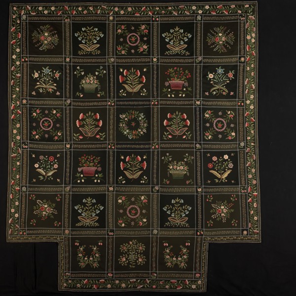 Bedcover, c. 1849, Executed by Rebecca C. Hayward, American, active c. 1849, United States,
