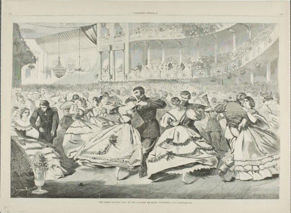 The Great Russian Ball at the Academy of Music, November 5, 1863, published November 21, 1863,