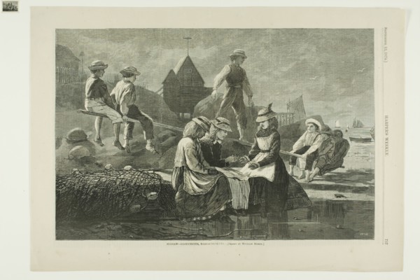 Seesaw—Gloucester, Massachusetts, published September 12, 1874, Winslow Homer (American,