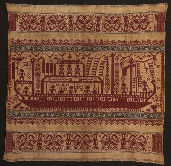 Ceremonial Cloth (tampan), Mid–19th century, Paminggir people, Indonesia, South Sumatra, Lampung
