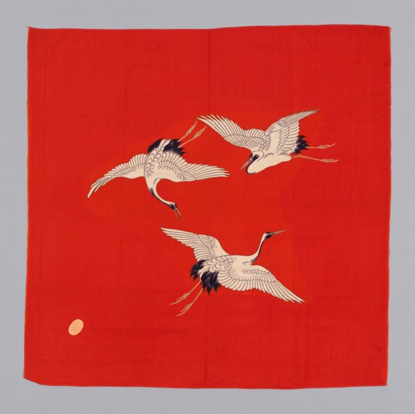 Furoshiki (Wrapping Cloth), Meiji period (1868–1912), late 19th century, Japan, Wool, plain weave,