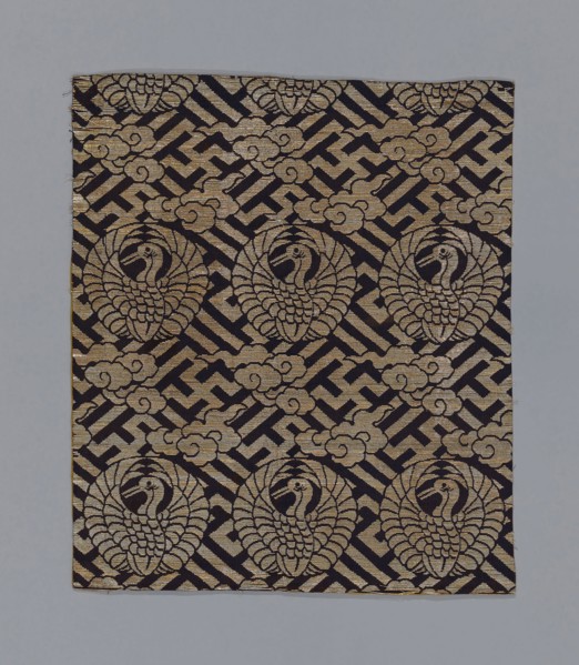 Uchishiki (Altar Cloth), late Edo period (1789–1868), 1801/25, Japan, Silk, cotton and