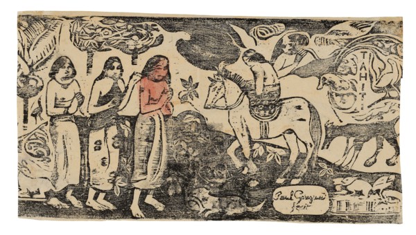 Change of Residence, from the Suite of Late Wood-Block Prints, 1899, Paul Gauguin, French,