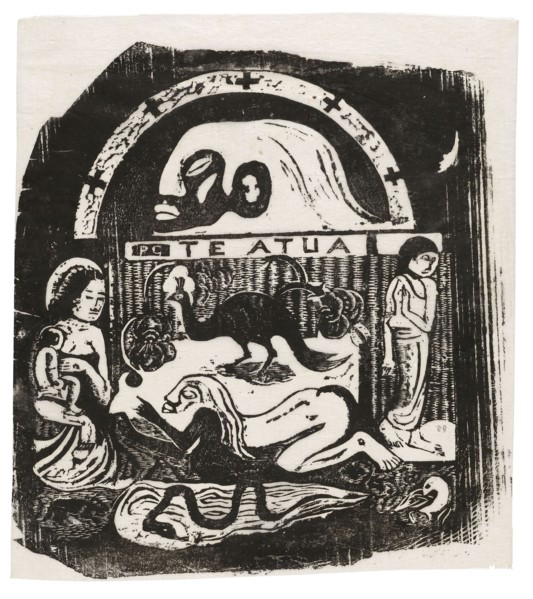 Te atua (The God), from the Suite of Late Wood-Block Prints, 1898/99, Paul Gauguin, French,